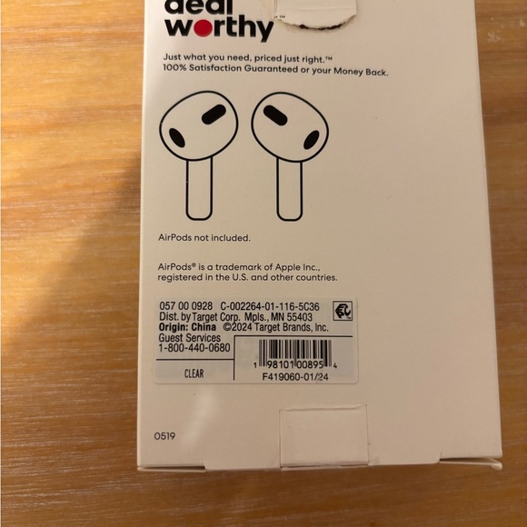 Clear Protective earbud Case cover - Picture 3 of 3